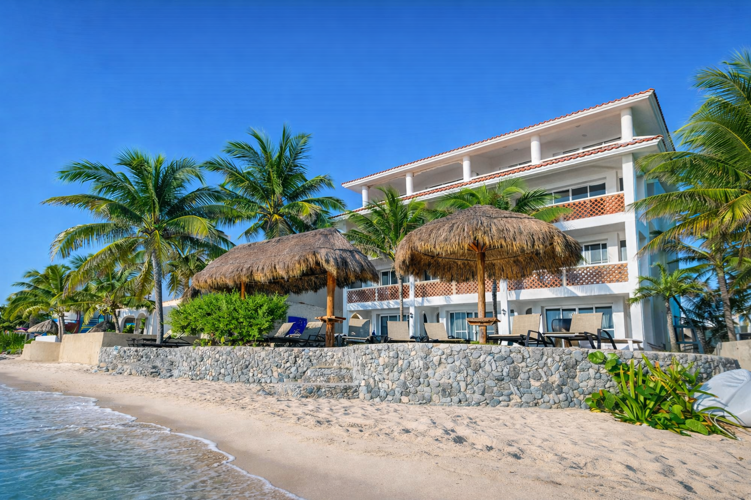 wide shot of building