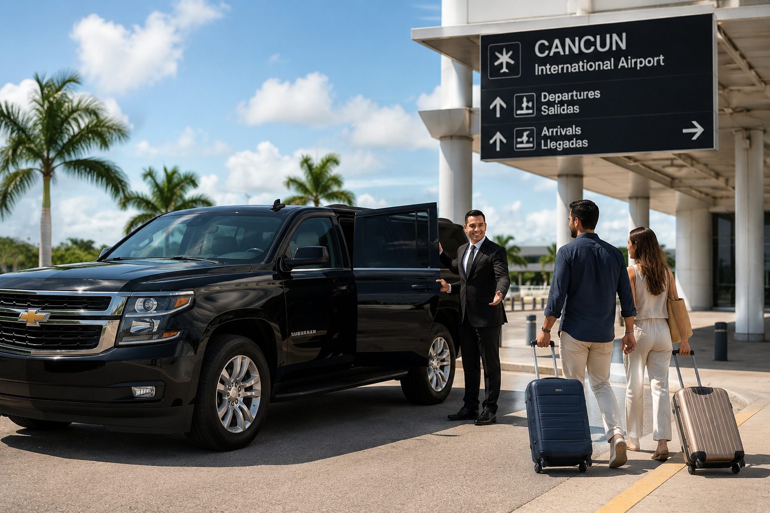 Airport transfers in Akumal