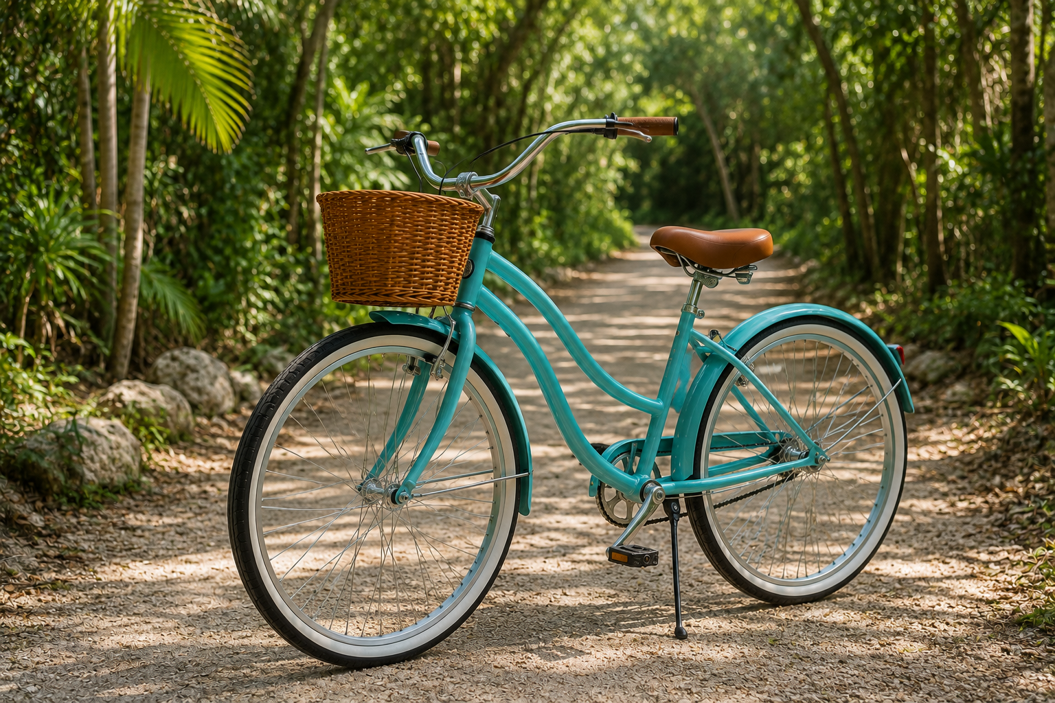 Bicycle rentals in Akumal